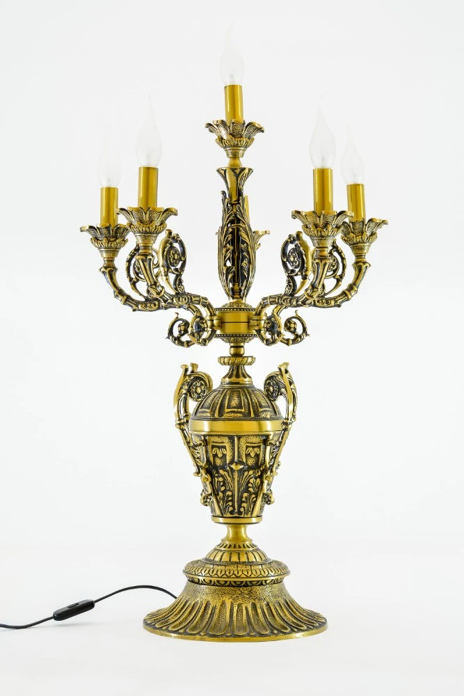 1005057047010 Victoria Antique Candlestick - Image 1