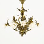 Calla 12 Lights Antique Chandelier
