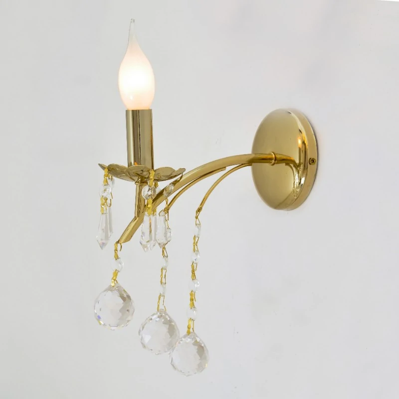 2002001139001 Cataract 1 Light Gold Wall Lamp - Image 1