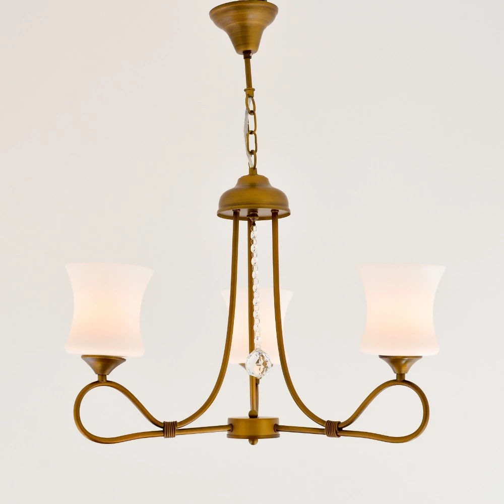 3001003621000-1 Dunes 3 Lights Antique Chandelier - Image 1