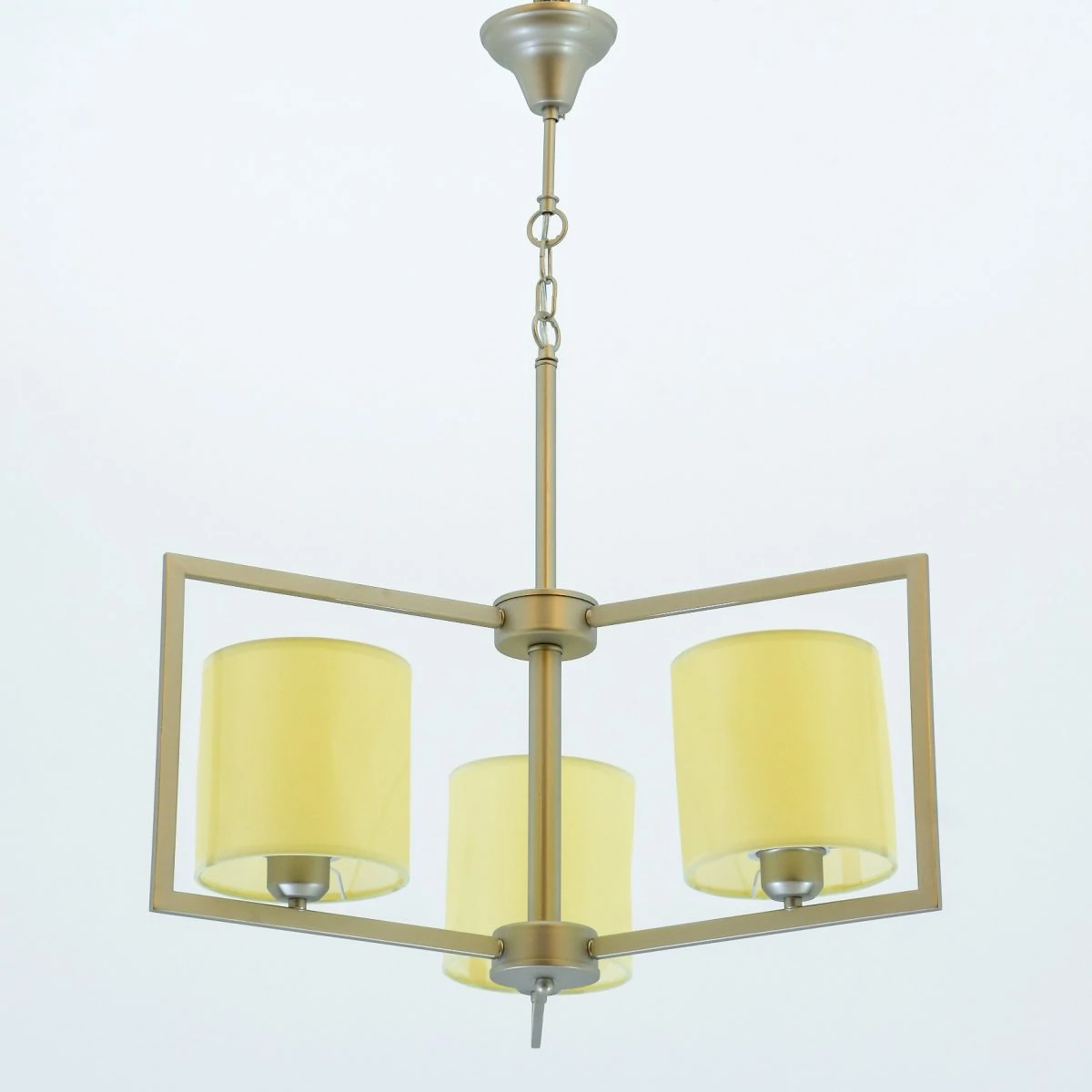 3001003643006A Clarina 3 Lights Matt Chrome Chandelier - Image 1