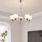 Mizar 5 Lights Chrome Chandelier