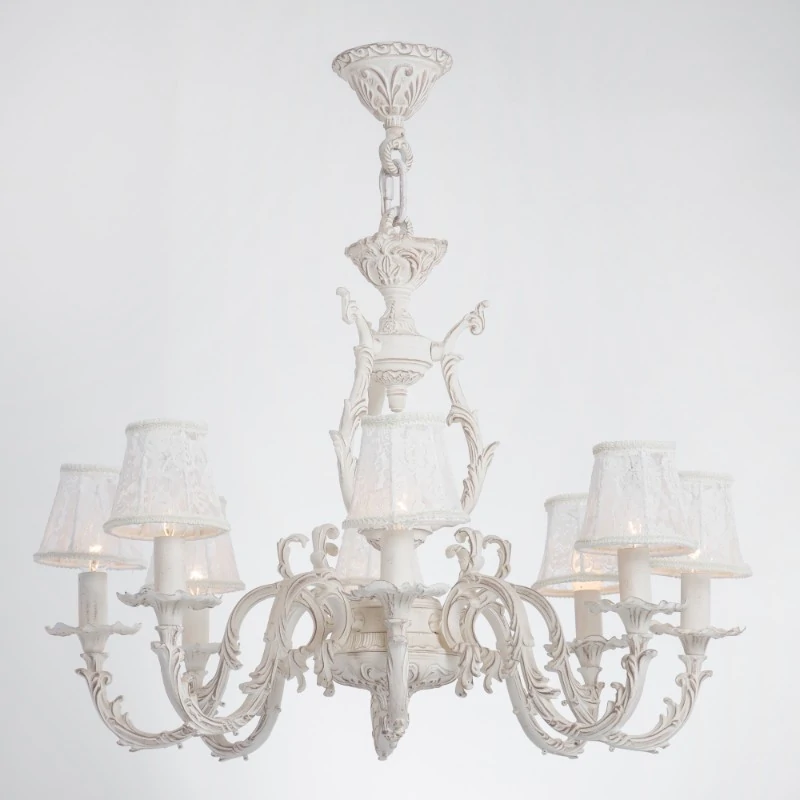 1001008066068 Modern S 8 Lights Whitey Chandelier - Image 1
