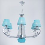 Délice 6 Lights Chrome Chandelier