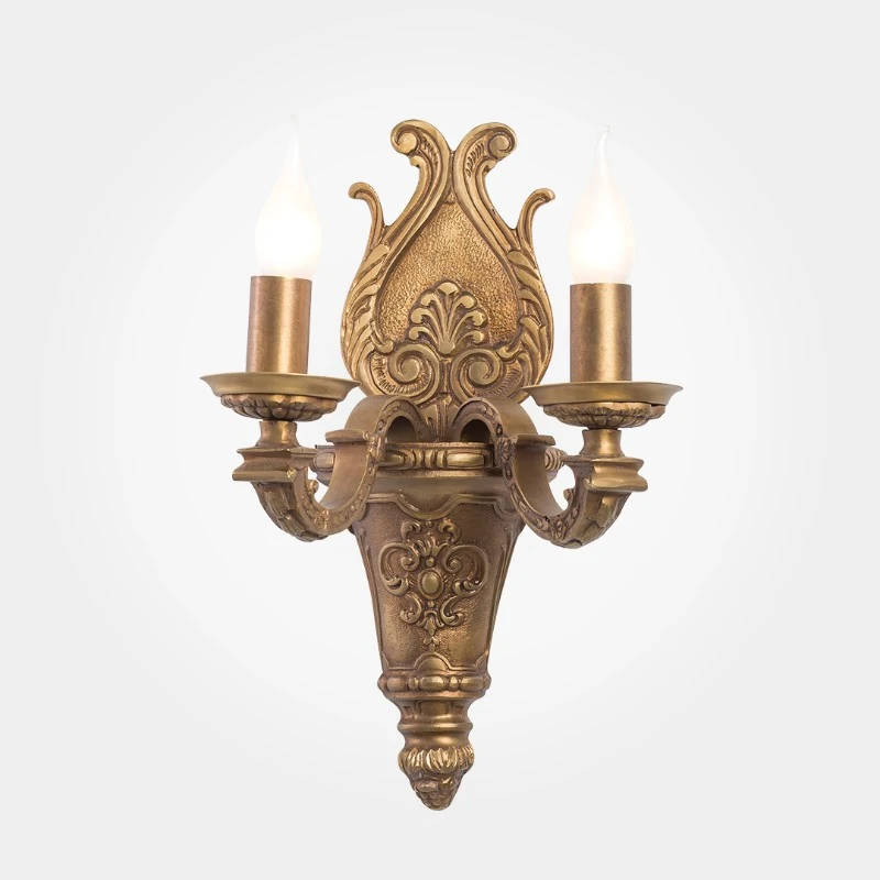 Belgian Antique 2 Lights Wall Lamp Belgian Antique 2 Lights Wall Lamp