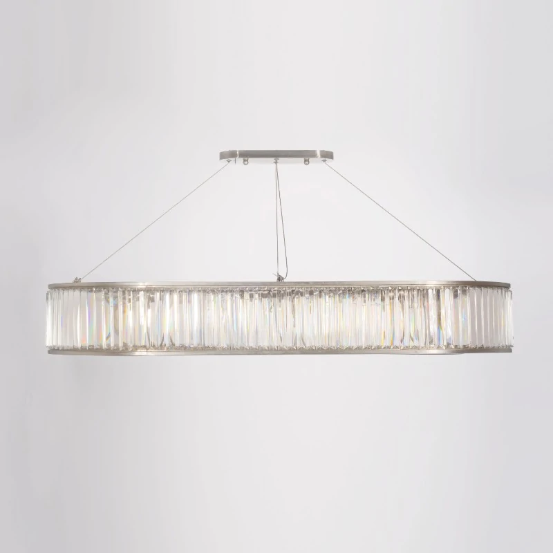 2001307490181 Lowanda 12 Lights Chrome Matt Chandelier - Image 1
