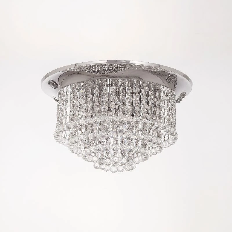 2007164451012 Betsy 6 Lights Chrome Flush Light - Image 1
