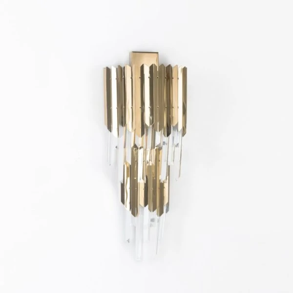 Raia 3 Lights Gold Wall Lamp