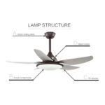 Breeze Multicolored Ceiling Fan - 44 Inch - Image 7