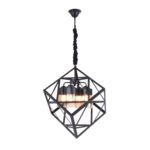 Cubica 4 Lights Black Chandelier - Image 2