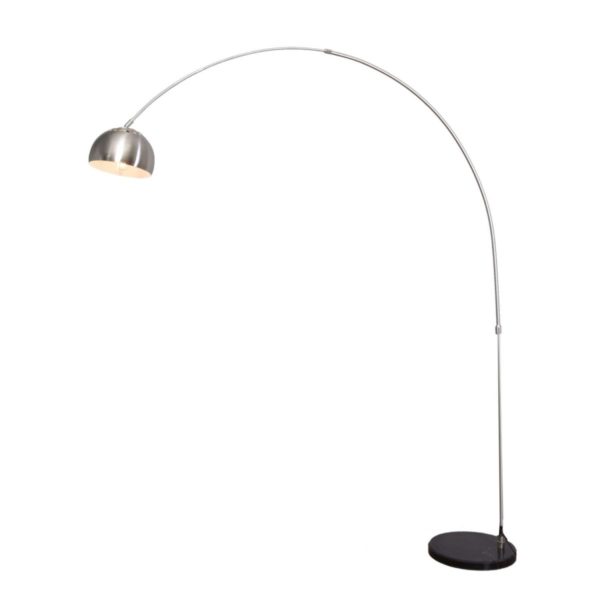 Floor Lamps إنارات, Black Arched Floor Lamp With Glass Shade