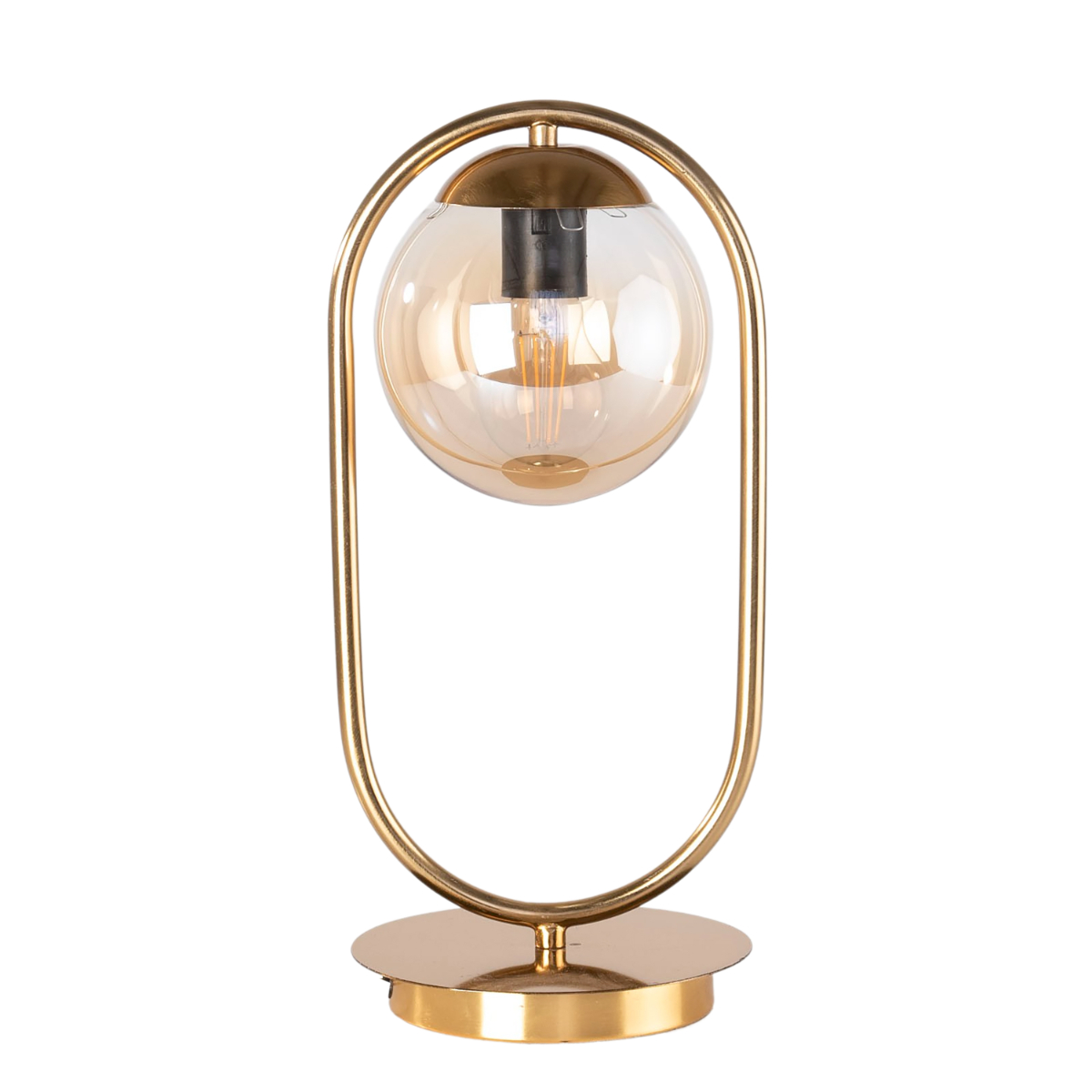 Meg 1 Light Gold Table Lamp إنارات, Antique Gold Table Lamps
