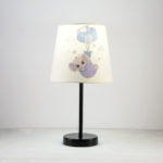 Toly 1 Light Black × White Table lamp