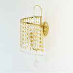 Makinzi 1 Light Gold Wall Lamp
