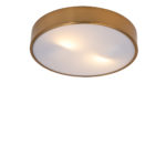 Seqoi 2 Lights Gold Flush Light