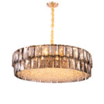 Spala 12 Lights Gold Chandelier