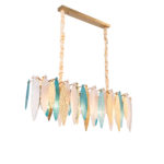 Treeio 8 Lights Gold Chandelier