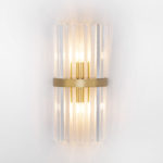 Utzi S 2 Lights Gold Wall Lamp