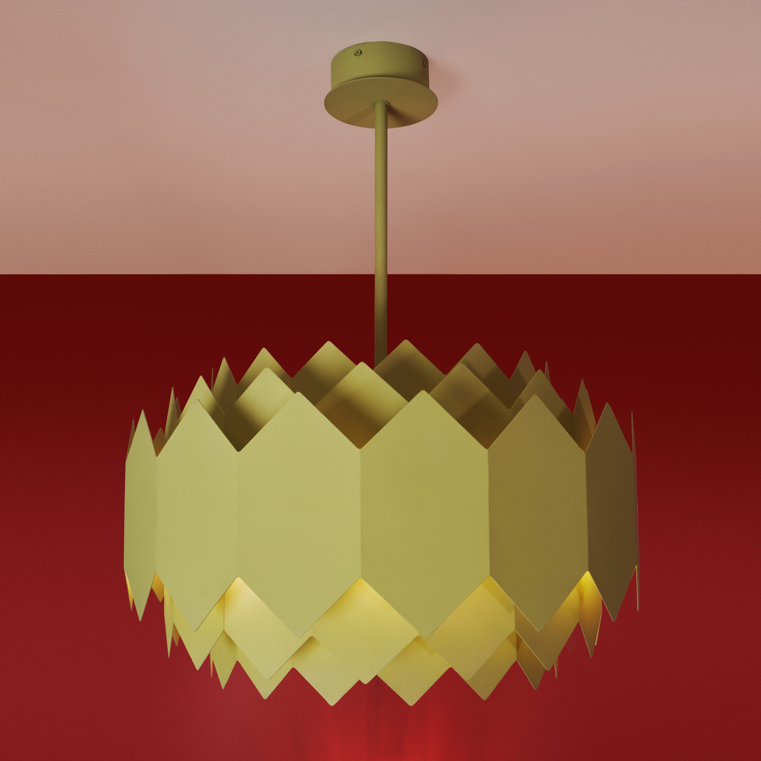 PNC-PD-52GRE-N نجفة إيكو 14 لمبة أخضر - Image 1