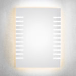 مراية ستريب إضاءة أصفر 60*80 سم - Image 2