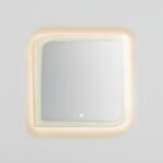 مراية تاتش آيزو إضاءة أصفر 80*80 سم - Image 3