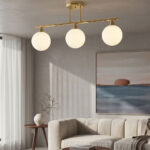 Talas 3 Lights Gold Chandelier