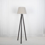 Hulin 1 Light Dark Brown Floor Lamp