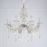 Pomra 8 Lights White Chandelier