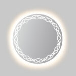 مراية دافرا إضاءة أصفر 60 سم - Image 3
