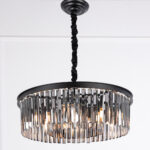 Cristo 8 Lights Black Chandelier - Image 4