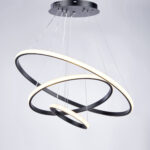 Vueno 3 Lights Black Chandelier - Image 3