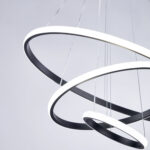 Vueno 3 Lights Black Chandelier - Image 4