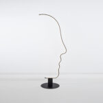 Face 1 Light Black Floor Lamp - Image 2