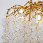 Atum 10 Lights Gold Chandelier - Image 3