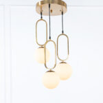 Gyalio 3 Lights Gold Pendant