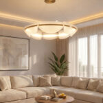 Zorica 1 Light Gold Chandelier - Image 2