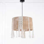 Braids Boho 1 Light Beige Chandelier