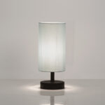 Paulina 1 Light Black × Grey Table Lamp - Image 2