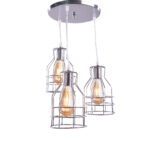 Lunar 3 Lights Chrome Pendant