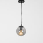 Osian 1 Light Black × Chrome Pendant