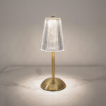 Rayl LED Gold Rechargeable Table Lamp - Image 2