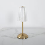 Rayl LED Gold Rechargeable Table Lamp - Image 3