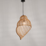 Eylo 1 Light Beige Chandelier