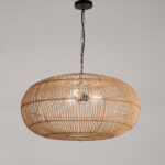 Nylar 3 Lights Beige Chandelier