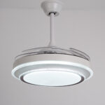 Calla White Hidden Blades Ceiling Fan – 40 Inch - Image 3