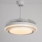 Calla White Hidden Blades Ceiling Fan – 40 Inch - Image 2