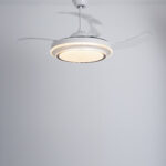 Calla White Hidden Blades Ceiling Fan – 40 Inch - Image 6