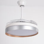 Fraye White Hidden Blades Ceiling Fan – 40 Inch - Image 3