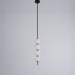 Veia 5 Lights White × Black Pendant - Image 3