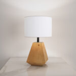 Nari 1 Light Beige × White Table Lamp